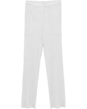 レディース Pleats Please Issey Miyake ストレートパンツ