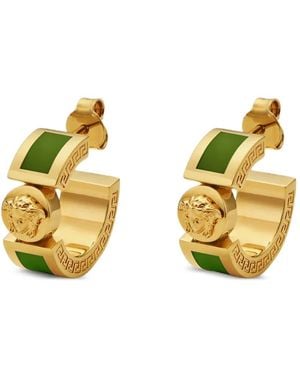 Versace Medusa Greca Earrings - Metallic