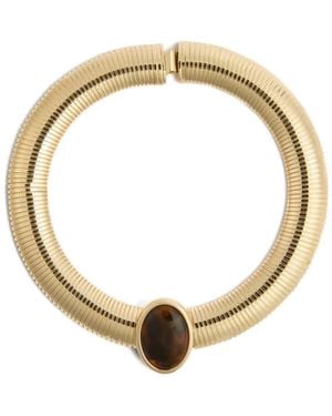 Liviana Conti Soraya Oval-Pendant Necklace - Metallic