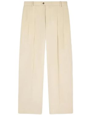 KENZO Klassische Bundfaltenhose - Weiß