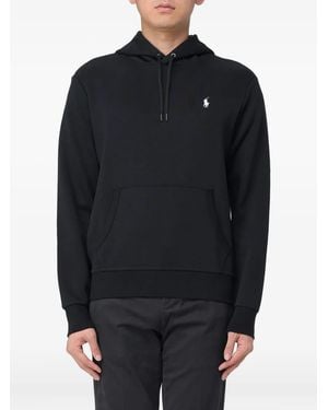 Polo Ralph Lauren Logo-Embroidery Hoodie - Blue
