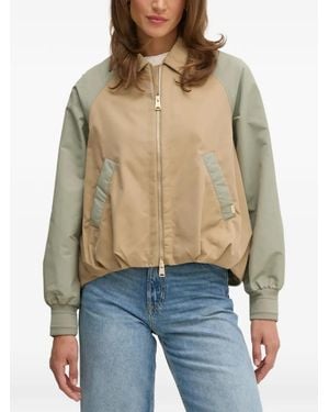 Mos Mosh Colourblock Zip-Up Jacket - Blue