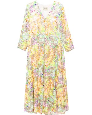 Bambah Haya Aza Kaftan - Yellow
