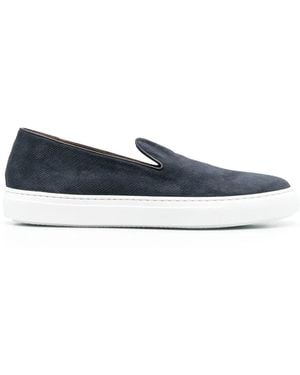 Fratelli Rossetti スリッポン スエードスニーカー - ブルー