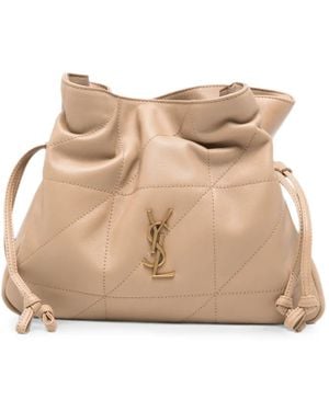 Saint Laurent Jaime Cassandre Shoulder Bag - Natural