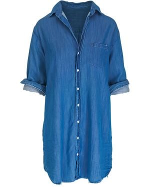 Frank & Eileen Chemisier Corto - Blu