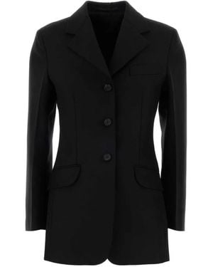 Jil Sander Blazer Met Enkele Rij Knopen - Zwart