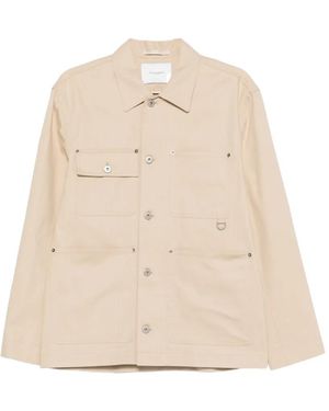Paolo Pecora Buttoned Pocket Overshirt - Natural