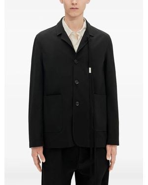 Ann Demeulemeester Blazer Cedric - Negro