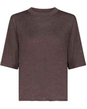 Loulou de Saison Nala Short-Sleeve T-Shirt - Brown