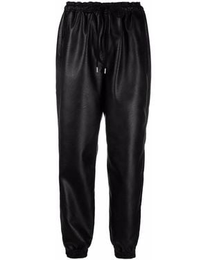 Stella McCartney Kira Faux Leather Trousers - Black
