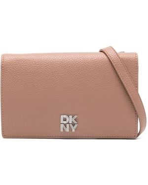 DKNY Logo-Plaque Mini Bag - Pink