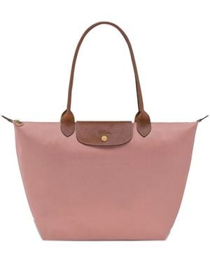 Longchamp Sac Porté Épaule Le Pliage - Rose