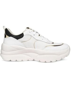 Geox Baskets Xtors À Empiècements En Mesh - Blanc