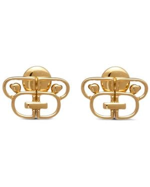 BAPY BY *A BATHING APE® Logo-Motif Stud Earrings - Metallic