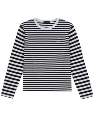 Gosha Rubchinskiy Striped Long-Sleeve T-Shirt - Blue