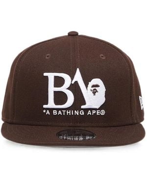 A Bathing Ape New Era 9Fifty Cap - Brown