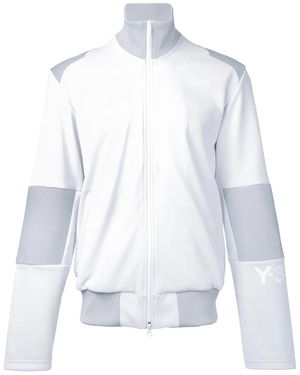 Y-3 Arm Logo Zipped Sweatshirt - White
