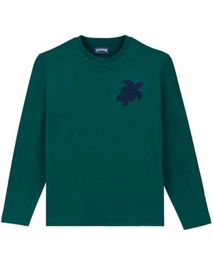 Vilebrequin Turtle-embroidered T-shirt - Grün
