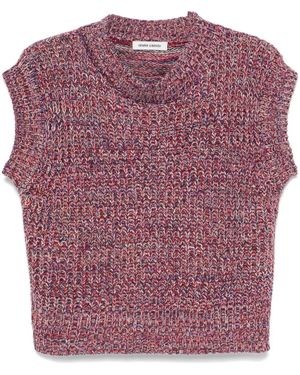 Henrik Vibskov Marl Knit Sleeveless Vest - Pink