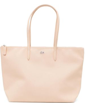 Lacoste Large L.12.12 Concept Tote Bag - Natural