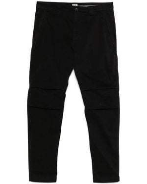 C.P. Company Tapered-Leg Trousers - Black