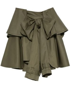 Viktor & Rolf Minifalda Con Lazo - Verde