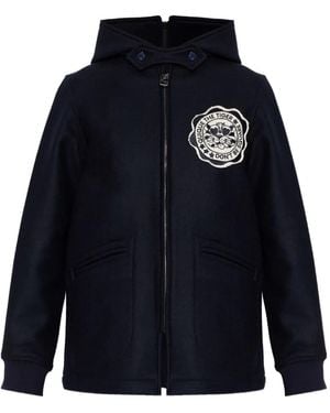 KENZO Zip-Fastening Hooded Jacket - Blue