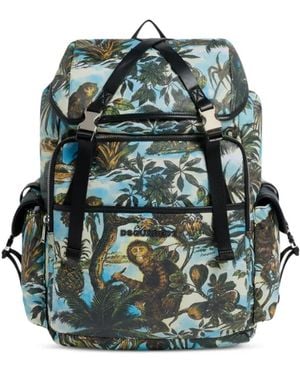 DSquared² Monkey Business Backpack - Green