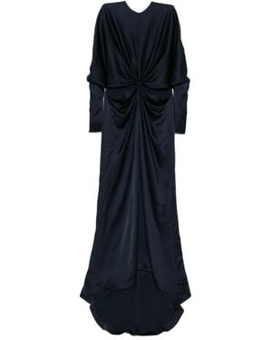 Stella McCartney Abendkleid aus Satin - Blau