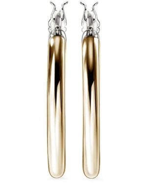 John Hardy 14Kt Jh Essential Hoop Earrings - White