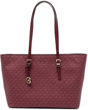 Michael Kors Quinn Signature ハンドバッグ L - レッド