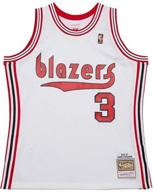 Mitchell & Ness X Nba Portland Trail Blazers 2004-05 Sebastian Telfair Jersey - Red