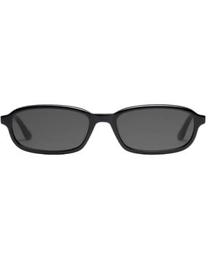 PETER AND MAY Marie Rectangle-Frame Sunglasses - Black
