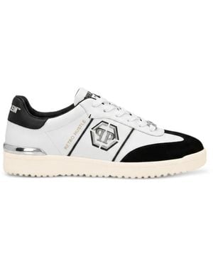 Philipp Plein Low-Top Trainers Retro Hustle Bicolour - White