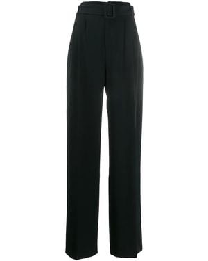 Off-White c/o Virgil Abloh High-Waisted Belted Trousers - Black