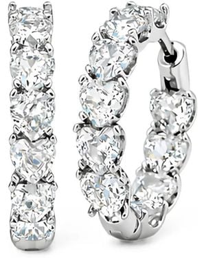 Velora Vie Circle Of Desire Hoop Earrings - White