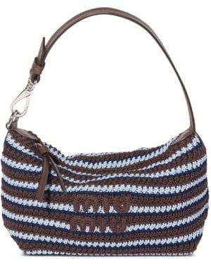 Miu Miu Crochet Pouch - Blue