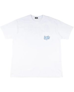 Kith Japan Bubbles Stars Logo-Print Pocket-Detail T-Shirt - White