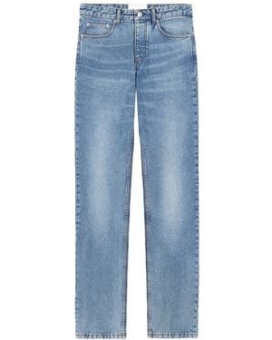 Ami Paris Classic-Fit Cotton Jeans - Blue