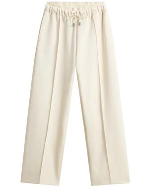 Woolrich Interlock Elasticated-Waistband Pants - White