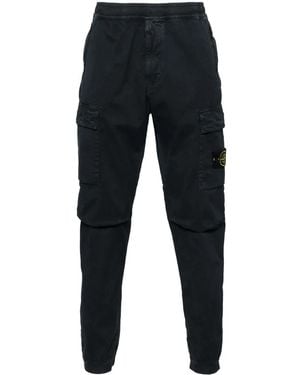 Stone Island Pantalone Regular Tapered - Blu