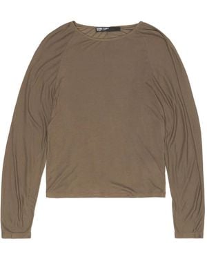 Bimba Y Lola Long-Sleeve Top - Natural