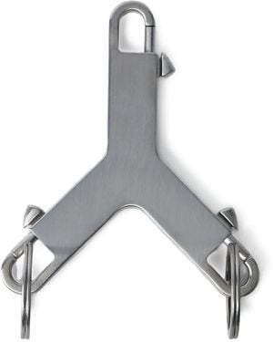 Rick Owens Cerberus Keyring - Gray