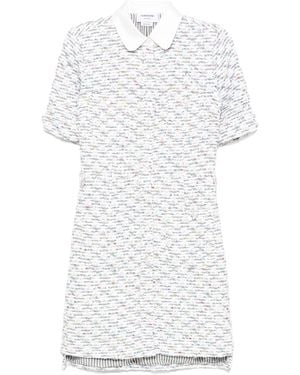 Thom Browne Thigh Length Patch Pocket Dress - White