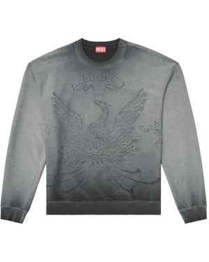 DIESEL Gradient Long-Sleeve Sweatshirt - Grey