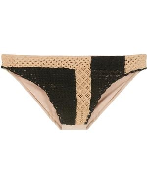 Amir Slama Costume Da Bagno Bicolore - Nero