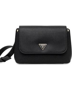 Guess Sac À Bandoulière À Logo - Noir
