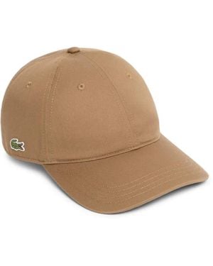 Lacoste Logo-Patch Baseball Cap - Natural