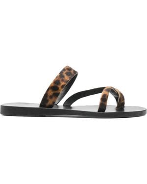 Ancient Greek Sandals Strappy Lynx Sandals - White